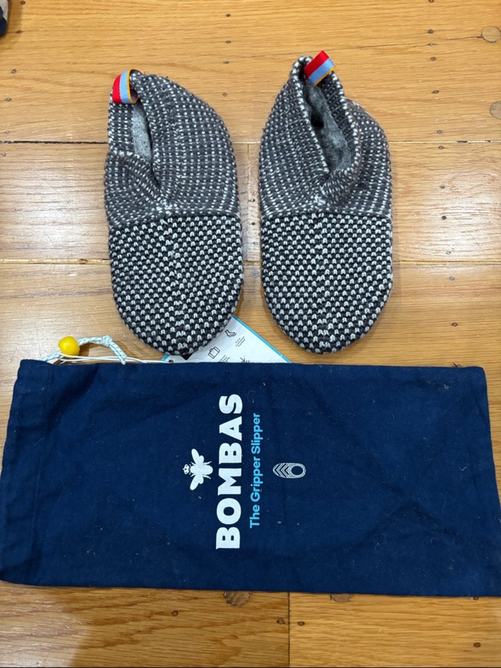 Bombas Youth size Gripper Slipper